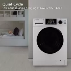 Equator Digital Touch 18 Lbs Compact 110V Washer 1400 RPM 4 Memory & 16 Programs - White -Appliance Shop 0022c981 dc2f 4a02 91ed 6416568b7614