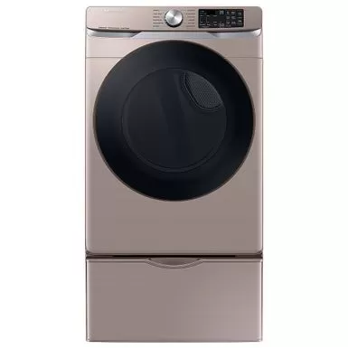 Samsung - 7.5 Cu. Ft. Stackable Smart Gas Dryer With Steam Sanitize+ - Champagne 13 Samsung - 7.5 Cu. Ft. Stackable Smart Gas Dryer With Steam Sanitize+ - Champagne - Image 11