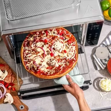 Bella Pro Series - 6-Slice Air Fryer Toaster Oven With Rotisserie - Stainless Steel 6 Bella Pro Series - 6-Slice Air Fryer Toaster Oven With Rotisserie - Stainless Steel - Image 4