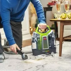 BISSELL - Little Green ProHeat Corded Handheld Deep Cleaner - Titanium With Chacha Lime Accents -Appliance Shop 014d697a e68f 5008 aabc 33b529e61da9