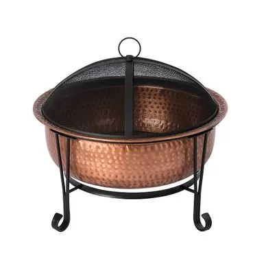 Fire Sense - Palermo Wood Burning Fire Pit - Copper 13 Fire Sense - Palermo Wood Burning Fire Pit - Copper - Image 11