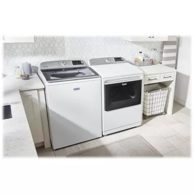 Maytag - 5.3 Cu. Ft. High Efficiency Smart Top Load Washer With Extra Power Button - White 8 Maytag - 5.3 Cu. Ft. High Efficiency Smart Top Load Washer With Extra Power Button - White - Image 6