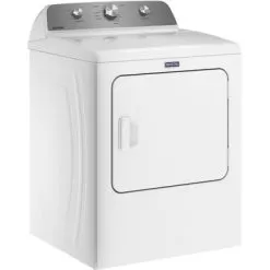 Maytag - 7.0 Cu. Ft. Electric Dryer With Wrinkle Prevent - White -Appliance Shop 02297bc7 12f1 5efe 853b 6857a8851829
