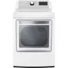 LG - 7.3 Cu. Ft. Smart Electric Dryer With EasyLoad Door - White 2 LG - 7.3 Cu. Ft. Smart Electric Dryer With EasyLoad Door - White -Appliance Shop 02804418 2703 5bab 9253 a5e2108d69db