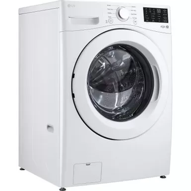 LG - 5.0 Cu. Ft. High-Efficiency Front Load Washer With 6Motion Technology - White 4 LG - 5.0 Cu. Ft. High-Efficiency Front Load Washer With 6Motion Technology - White - Image 2