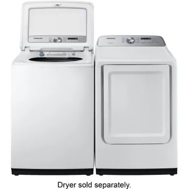 Samsung - 5.0 Cu. Ft. High Efficiency Top Load Washer With Active WaterJet - White 12 Samsung - 5.0 Cu. Ft. High Efficiency Top Load Washer With Active WaterJet - White - Image 10