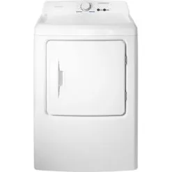 Insignia™ - 6.7 Cu. Ft. 12-Cycle Electric Dryer - White