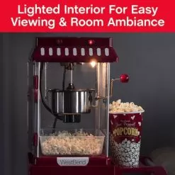 WestBend - 2.5-Ounce Popcorn Cart Popcorn Popper Machine - Red 19 WestBend - 2.5-Ounce Popcorn Cart Popcorn Popper Machine - Red -Appliance Shop 0410315e bca7 5436 9ded 37105c0d02e6