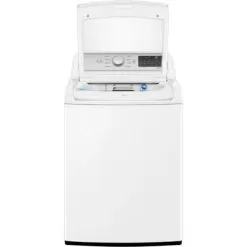 LG - 5.5 Cu. Ft. High Efficiency Smart Top Load Washer With TurboWash3D - White -Appliance Shop 0424cac8 662a 5136 9206 9603b2866bf0
