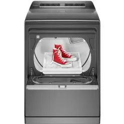 Whirlpool - 7.4 Cu. Ft. Smart Electric Dryer With Steam And Advanced Moisture Sensing - Chrome Shadow -Appliance Shop 04c6babf 3df9 5b41 b49d 5e94869244e2