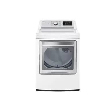LG 7.3 Cu. Ft. Ultra Large Capacity Smart Wi-fi Enabled Rear Control Electric Dryer With TurboSteam - White 3 LG 7.3 Cu. Ft. Ultra Large Capacity Smart Wi-fi Enabled Rear Control Electric Dryer With TurboSteam - White