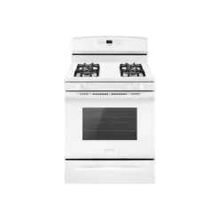 Amana 30" White Gas Range With Self-clean Option