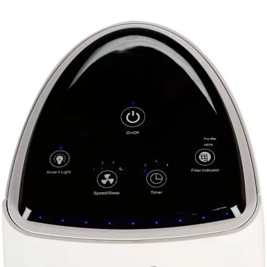 LivePure Sierra Series Digital Tall Tower Air Purifier With Permanent Filtration - Black 6 LivePure Sierra Series Digital Tall Tower Air Purifier With Permanent Filtration - Black - Image 4