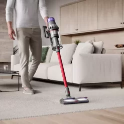 Dyson - Outsize Cordless Vacuum - Nickel/Red -Appliance Shop 05fc66ad 9f22 4ede a34f 985ad6ee8dff