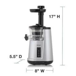 Omega - Cold Press 365, 150W, Silver Vertical Slow Masticating Juicer - Silver -Appliance Shop 068d3125 1a3c 5788 b13a 70e355f1710f