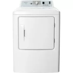Insignia™ - 6.7 Cu. Ft. Electric Dryer - White