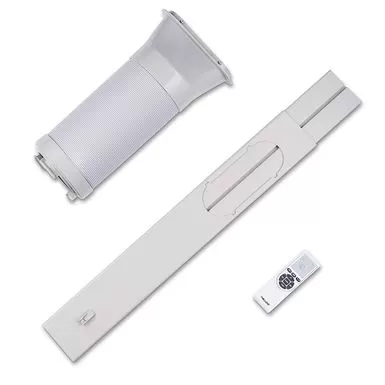 NewAir - 500 Sq. Ft. Portable Air Conditioner, 13,500 BTUs (10,000 BTU, DOE), Easy Setup Window Venting Kit And Remote Control - White 4 NewAir - 500 Sq. Ft. Portable Air Conditioner, 13,500 BTUs (10,000 BTU, DOE), Easy Setup Window Venting Kit And Remote Control - White - Image 2