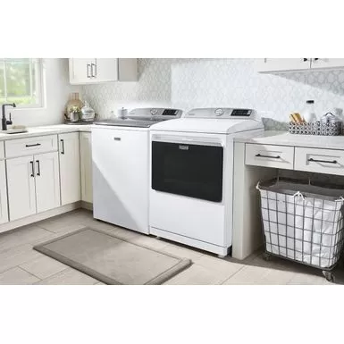 Maytag - 5.3 Cu. Ft. High Efficiency Smart Top Load Washer With Extra Power Button - White 14 Maytag - 5.3 Cu. Ft. High Efficiency Smart Top Load Washer With Extra Power Button - White - Image 12