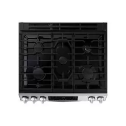 Samsung - 6.0 Cu. Ft. Front Control Slide-in Gas Range With Wi-Fi, Fingerprint Resistant - Stainless Steel -Appliance Shop 0b4ce65f 4d45 559c a786 cb23cd3b776a