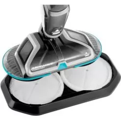 BISSELL - SpinWave Cordless Powered Mop - Titanium/Electric Blue -Appliance Shop 0b9275ea b671 5697 a3cd 914489125688