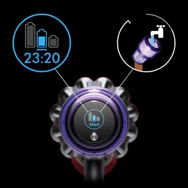 Dyson - V11 Cordless Vacuum - Nickel/Blue 11 Dyson - V11 Cordless Vacuum - Nickel/Blue - Image 9