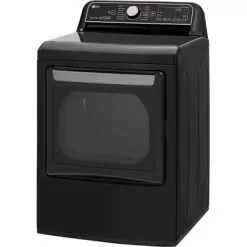 LG - 7.3 Cu. Ft. Smart Gas Dryer With Steam And Sensor Dry - Black Steel -Appliance Shop 0d004ebc 8c48 536f 8ac3 ca6b75cb018d