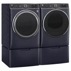 GE - 5.0 Cu Ft High-Efficiency Stackable Smart Front Load Washer W/UltraFresh Vent, Microban Antimicrobial & 1-Step Wash+Dry - Sapphire Blue -Appliance Shop 0e0177b1 4954 54d3 8e9e 7b7162bf1ac5
