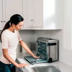 Ninja - Foodi 8-in-1 Digital Air Fry Oven, Toaster, Flip-Away Storage, Dehydrate, Keep Warm - Stainless Steel/Black 26 Ninja - Foodi 8-in-1 Digital Air Fry Oven, Toaster, Flip-Away Storage, Dehydrate, Keep Warm - Stainless Steel/Black -Appliance Shop 0e2b30f3 9c67 5a7b 8133 d18200aa6517