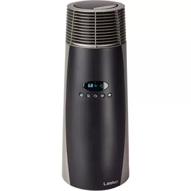 Lasko - 1500-Watt Full-Circle Warmth Ceramic Tower Space Heater With Remote Control - Black 3 Lasko - 1500-Watt Full-Circle Warmth Ceramic Tower Space Heater With Remote Control - Black