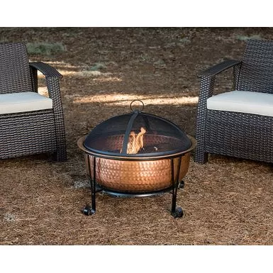 Fire Sense - Palermo Wood Burning Fire Pit - Copper 9 Fire Sense - Palermo Wood Burning Fire Pit - Copper - Image 7
