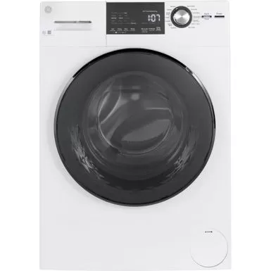 GE - 2.4 Cu. Ft. High Efficiency Stackable Front Load Washer With Steam And Sanitize - White 3 GE - 2.4 Cu. Ft. High Efficiency Stackable Front Load Washer With Steam And Sanitize - White