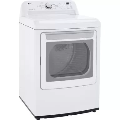 LG - 7.3 Cu. Ft. Smart Gas Dryer With Sensor Dry - White 4 LG - 7.3 Cu. Ft. Smart Gas Dryer With Sensor Dry - White - Image 2