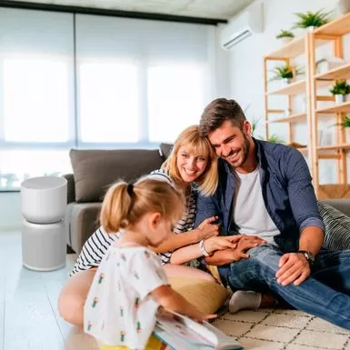 TCL - Breeva A3 246 Sq. Ft. Smart True HEPA Air Purifier - White 7 TCL - Breeva A3 246 Sq. Ft. Smart True HEPA Air Purifier - White - Image 5