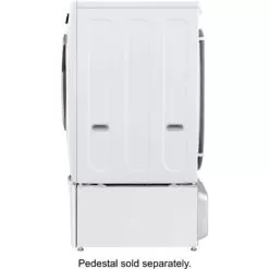 LG - 4.5 Cu. Ft. High-Efficiency Stackable Smart Front Load Washer With Steam And Built-In Intelligence - White -Appliance Shop 130364ad 849e 54e7 9125 b3756930e74f