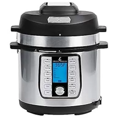 Emeril Everyday Pressure Air Fryer, Stainless Steel, 8 Qt With 5 Pc Accessory Pack, Silver 3 Emeril Everyday Pressure Air Fryer, Stainless Steel, 8 Qt With 5 Pc Accessory Pack, Silver