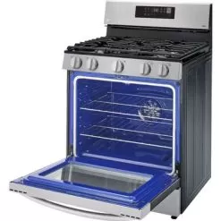 LG - 5.8 Cu. Ft. Smart Freestanding Gas True Convection Range With EasyClean And AirFry - Stainless Steel -Appliance Shop 14806844 e30d 5e93 9aa6 1f348f3ffad1