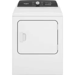 Whirlpool - 7.0 Cu. Ft. Electric Dryer With Steam And Moisture Sensing - White