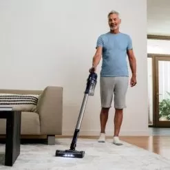 Shark - Pet Cordless Stick Vacuum With XL Dust Cup, LED Headlights - Blue Iris -Appliance Shop 14d3c3f2 dafc 55db a8bc c57a037db869