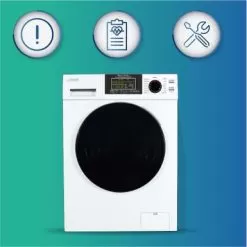 Equator Digital Touch 18 Lbs Compact 110V Washer 1400 RPM 4 Memory & 16 Programs - White -Appliance Shop 14e10527 d992 486a 832c 1c8d8cca06bb