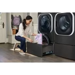 LG - 9.0 Cu. Ft. Stackable Smart Electric Dryer With Steam And Built-In Intelligence - Black Steel 26 LG - 9.0 Cu. Ft. Stackable Smart Electric Dryer With Steam And Built-In Intelligence - Black Steel -Appliance Shop 15093f48 42a8 5fbb adf5 8e3db94c9383