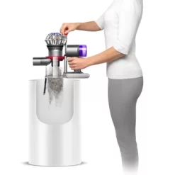 Dyson - V8 Cordless Vacuum - Silver/Nickel -Appliance Shop 150d5323 bd4a 4720 8952 b69671939298