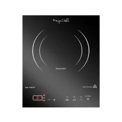 MegaChef Portable Induction Cooktop Burner With Digital Control Panel - Black