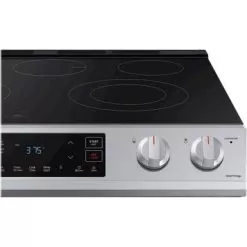 Samsung - 6.3 Cu. Ft. Front Control Slide-In Electric Range With Wi-Fi, Fingerprint Resistant - Stainless Steel -Appliance Shop 16490d7e 669c 55fb abe2 2d1732516219