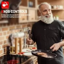 Gasland Chef 30"Built-in Radiant Electric Cooktop With 4 Burners, Electric Ceramic Cooktop Knob Control, 240V - Black 12 Gasland Chef 30"Built-in Radiant Electric Cooktop With 4 Burners, Electric Ceramic Cooktop Knob Control, 240V - Black -Appliance Shop 169912a7 0f21 4d83 a770 7fd66a1fe0df