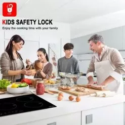 Gasland Chef 36" Built-in Electric Induction Cooktop With 5 Burners , Vitro Ceramic Glass, Sensor Touch Control, 240V - Black -Appliance Shop 17bd2007 22be 44f6 8556 bf7afd3a8e16