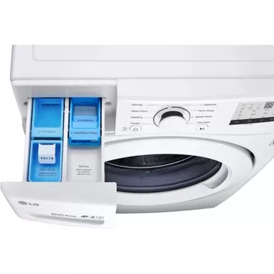 LG - 4.5 Cu. Ft. High Efficiency Stackable Front-Load Washer With 6Motion Technology - White 22 LG - 4.5 Cu. Ft. High Efficiency Stackable Front-Load Washer With 6Motion Technology - White - Image 20