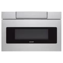 Sharp - 1.2 Cu. Ft. Built-In Microwave Drawer - Stainless Steel