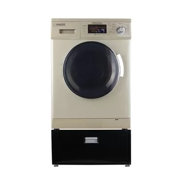 Equator Compact 13 Lbs Combination Washer Dryer Vented/Ventless Dry + Laundry Pedestal With Drawer - Black 7 Equator Compact 13 Lbs Combination Washer Dryer Vented/Ventless Dry + Laundry Pedestal With Drawer - Black - Image 5