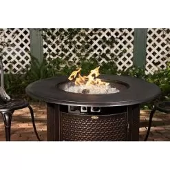 Fire Sense - Weyland Round Aluminum LPG Fire Pit - Antique Bronze 24 Fire Sense - Weyland Round Aluminum LPG Fire Pit - Antique Bronze -Appliance Shop 1bfed675 0caa 525d 9092 d306489aa349
