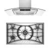 2 Piece Kitchen Appliances Packages Including 36" Gas Cooktop And 36" Island Range Hood - Silver -Appliance Shop 1c6fdfd9 6f1a 49c4 8f9c 11ab83f14e7e